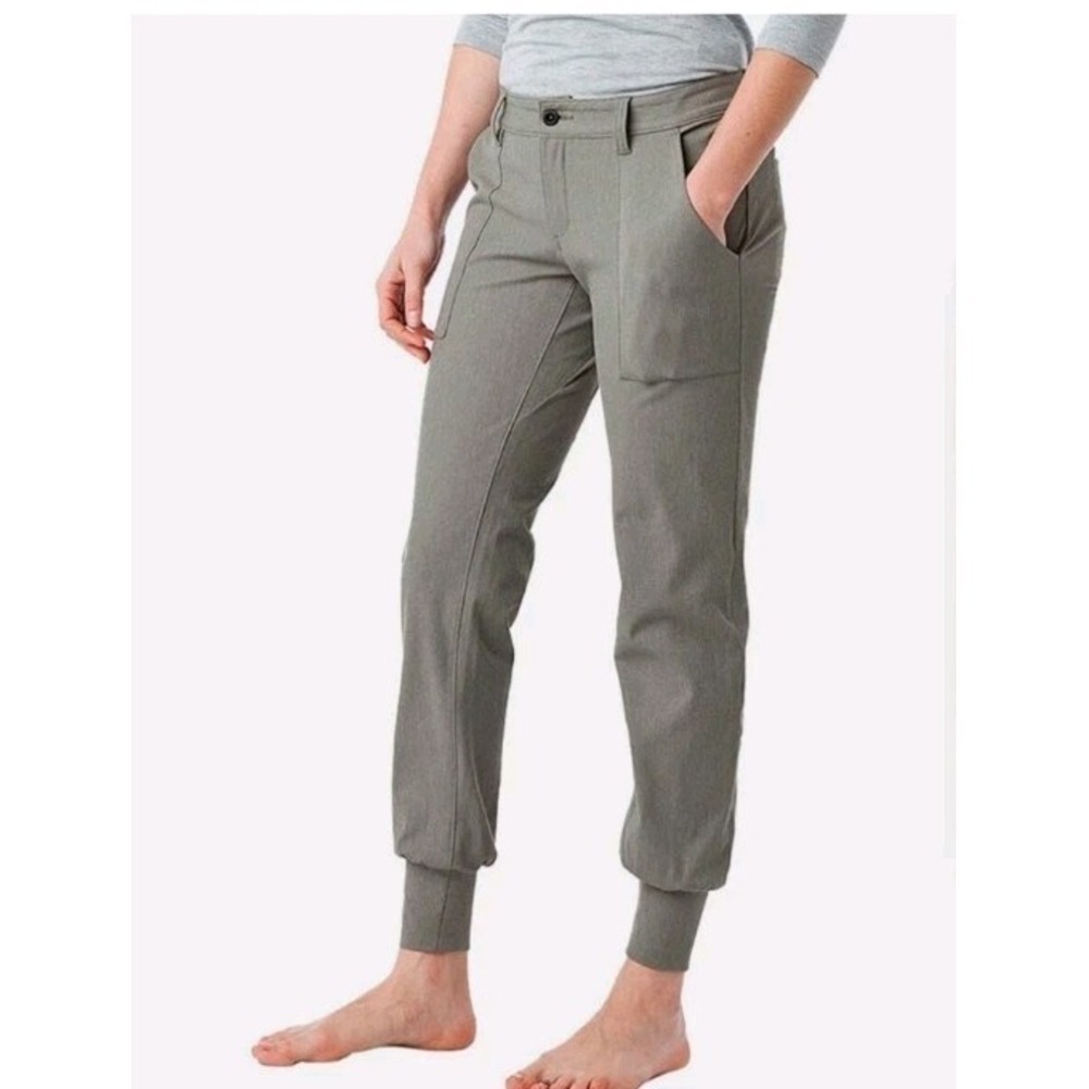 Giro Mobility Cuff Commuter Pants Womens 6 Gray Green Cycling Bike Casual